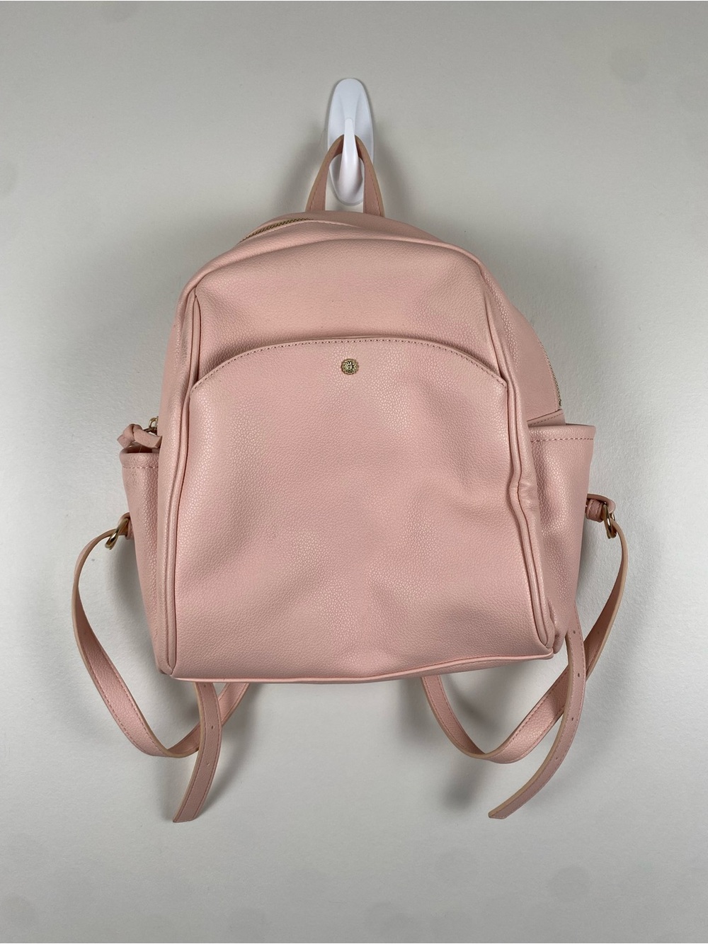 Lauren Conrad Pink Faux Leather Backpack